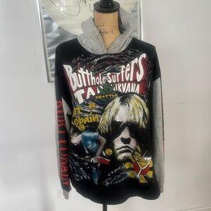 Vintage Nirvana/Butthole surfers sweatshirt